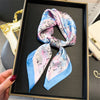 Bohemian Paisley Satin-Feel Polyester Square Scarf for Women 70×70 cm (27.6×27.6 in) – Neck, Hair, Bandana Shawl