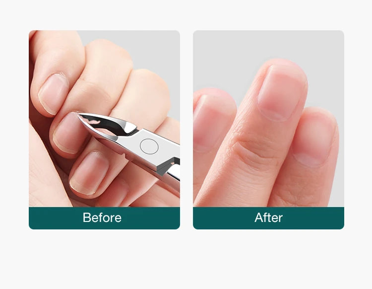 MR.GREEN Stainless Steel Cuticle Nippers - Precision Cuticle Clippers & Trimmer for Manicure Pedicure