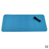 Yoga Knee Pad 15mm Thick Non-Slip Exercise Pad — Large 23.6×9.8 in (60×25×1.5 cm) & Small 11.4×7.5 in (29×19×1.5 cm) for Pilates, Gym & Meditation