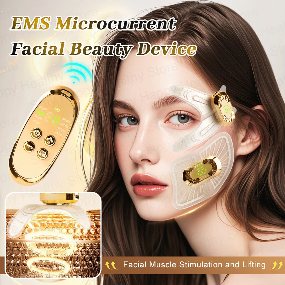 MERALL EMS Microcurrent Eye Massager - Pulse Eye Care Device for Dark Circles, Puffiness & Wrinkles
