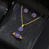 Luxury Cube Jewelry Set – Women's Necklace, Earrings & Ring Trio, Elegant Gift for Valentine's Day & Christmas