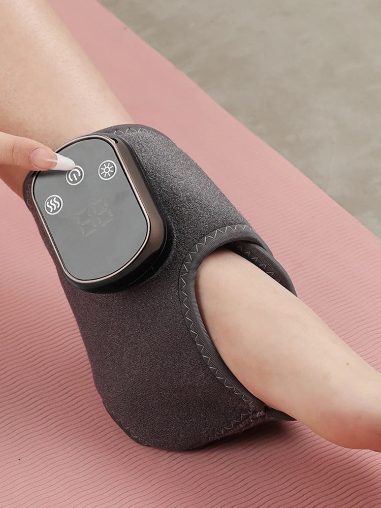 Cordless Heated Foot Revive Massager — 3 Vibration Modes & 5 Heat Levels for Plantar Fasciitis and Achilles Tendon Relief