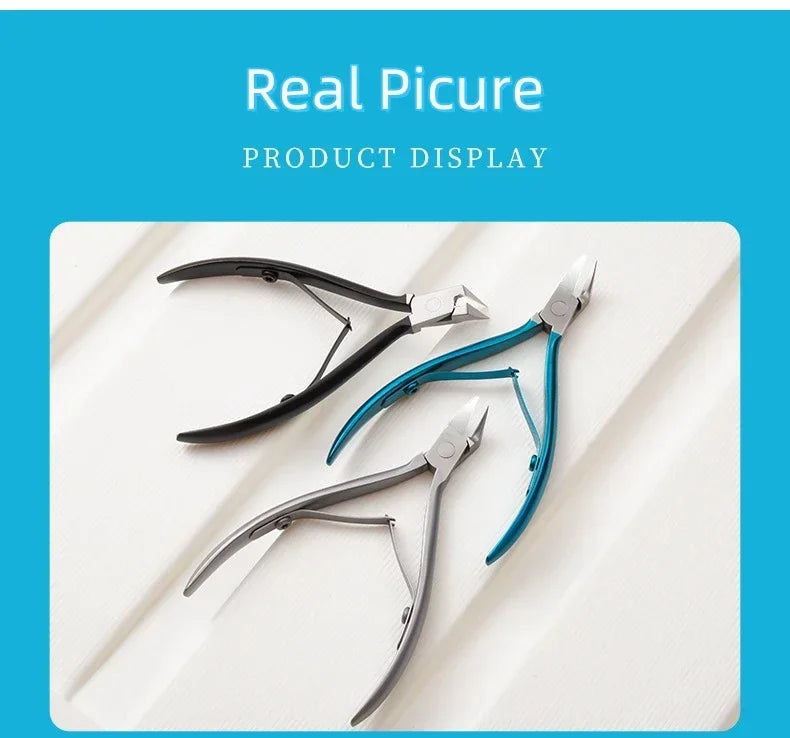Stainless Steel Cuticle Scissors - Sharp Rust-Resistant Manicure & Nail Care Tool