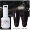 Top & Base 15ml (0.5 fl oz) Gel Nail Polish – Semi-Permanent UV/LED Soak-Off Base Coat and Top Coat, Long-Lasting Manicure