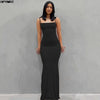 Satin Slip Maxi Dress – Sleeveless Backless Bodycon Party & Evening Dress