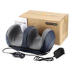 Shiatsu Electric Foot & Calf Massager with Hot Compress — Deep Kneading Roller, 3 Intensity Levels & Remote Control