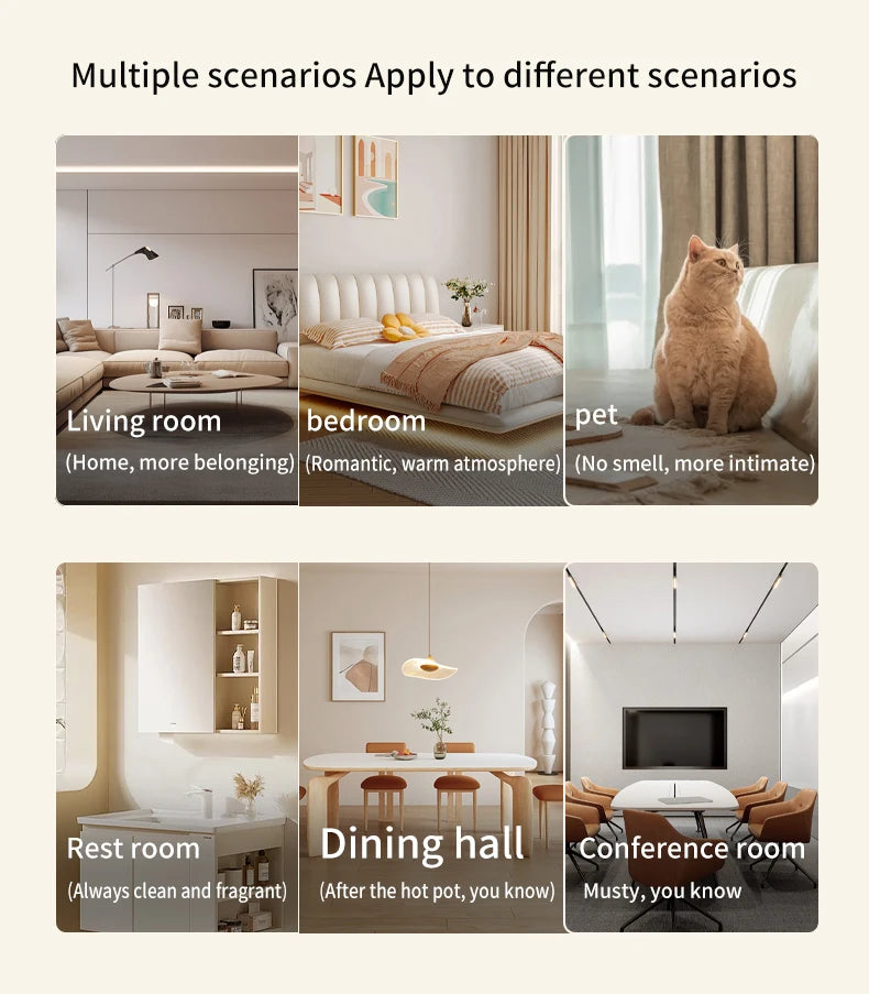 Automatic Aromatherapy Diffuser Fragrance Sprayer Air Freshener for Home, Bedroom & Bathroom