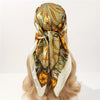 Satin-Feel Square Scarf 90 x 90 cm (35.4 x 35.4 in) – Satin-Look Polyester Hijab, Neckerchief, Shawl & Headscarf for Women