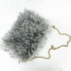 Luxury Faux Fur Crossbody Bag for Women – Large Plush Shoulder & Chain Clutch