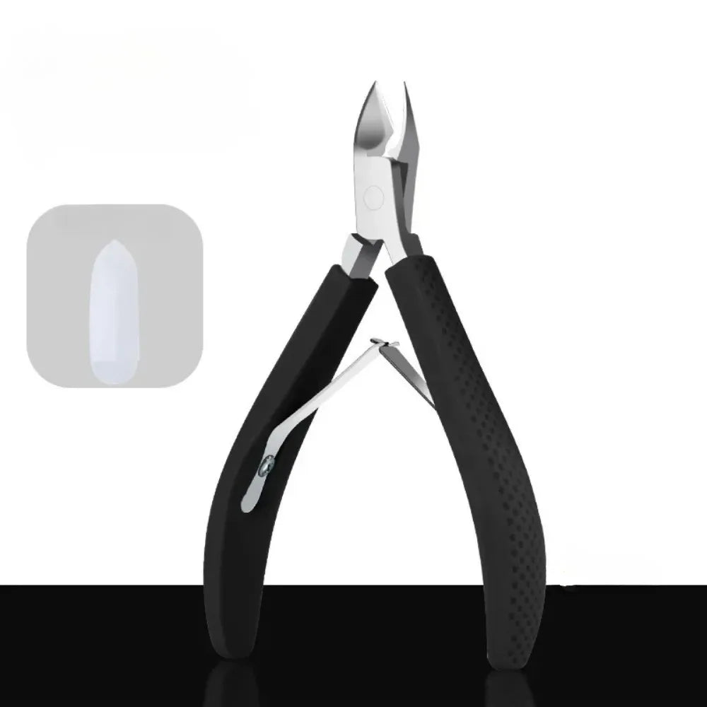 Stainless Steel Cuticle Nippers - Precision Nail Manicure Scissors & Trimmer for Dead Skin Removal, Pedicure Tool