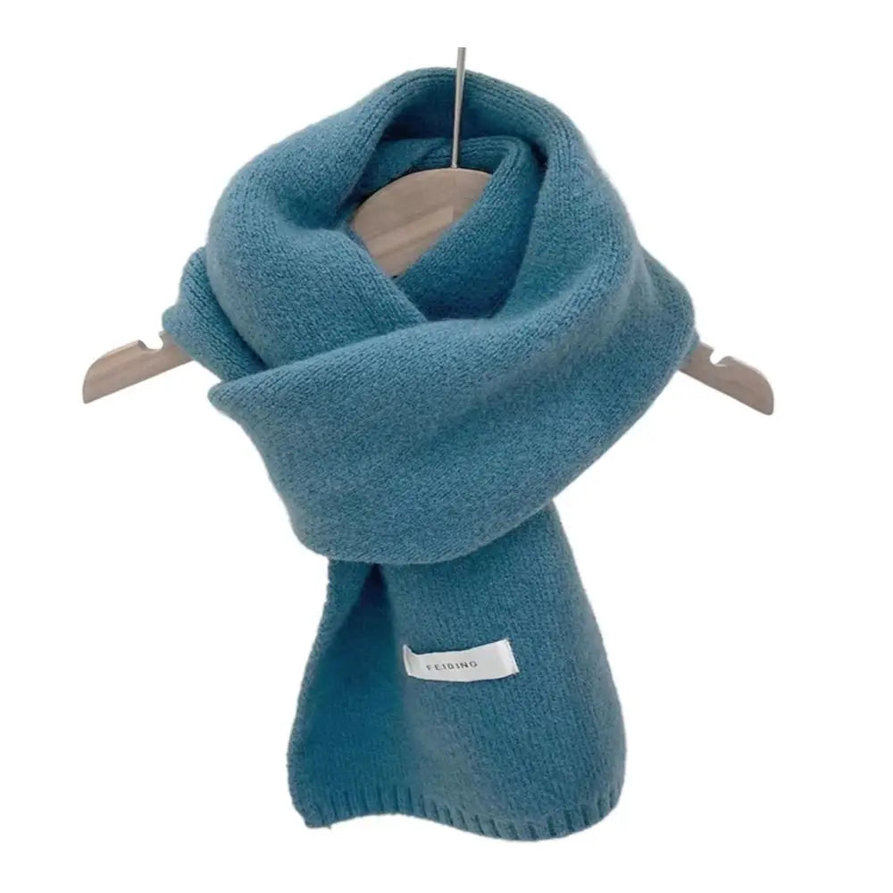 Women's Soft Cashmere-Feel Knit Winter Scarf — Long Thick Pashmina Shawl Wrap Hijab 22 x 160 cm (8.7 x 63 in)