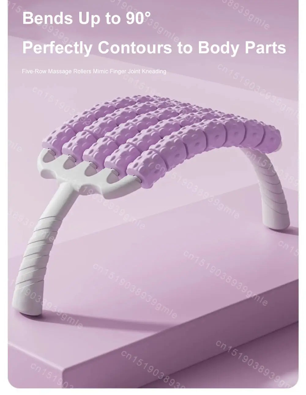 Portable Slimming Roller Massager Deep Tissue Lymphatic Muscle Roller for Legs Back Body