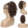 Drawstring Kinky Curly Ponytail Extension 10 inch (25 cm) - Short Afro Synthetic High-Temperature Fiber, 1-Piece