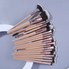 20-Piece Makeup Brush Set for Beginners - Synthetic Foundation, Powder, Blush, Eye Shadow & Lip Brushes