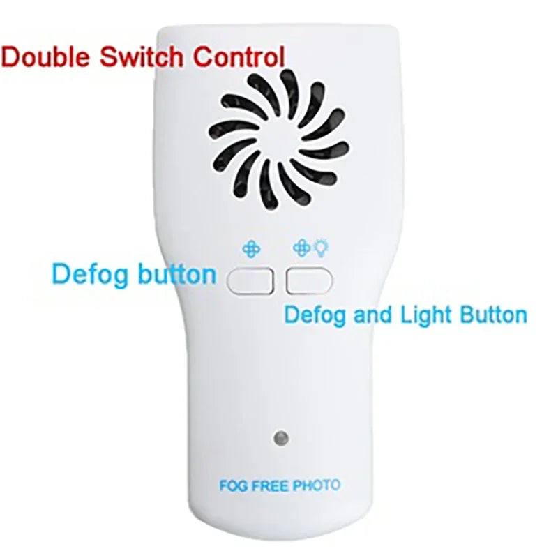 Rechargeable LED Anti-Fog Dental Photography Mirror Kit – Stainless Steel Intraoral Buccal Lingual Reflectors