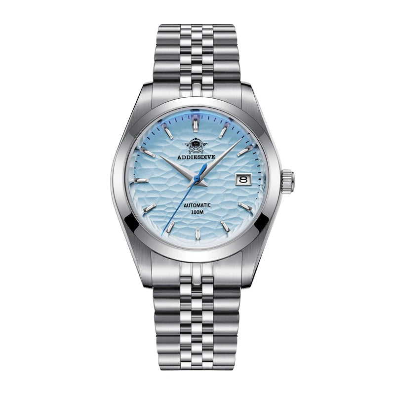 ADDIESDIVE Matching His & Hers Automatic Mechanical Watches, Sapphire Crystal, 316L Stainless Steel, 100m Water-Resistant Diver Gift