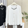 Women's Plus Size Lace Knit Pullover Sweater – Block Color Viscose Blend Jumper