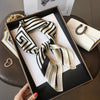 Nordic All-Season Faux Silk Square Scarf 70 x 70 cm (27.6 x 27.6 in) – Lightweight Chic Shawl for Women & Teens