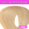 100-200g Remy Human Hair Clip-In Extensions Full Head Dark Brown 14–28 in (35–70 cm) 7-Piece Clip-On Set