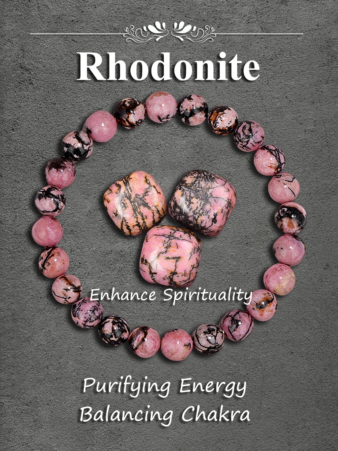 Natural Pyrite Bead Bracelet Unisex Healing Stone Jewelry for Wealth Abundance and Protection