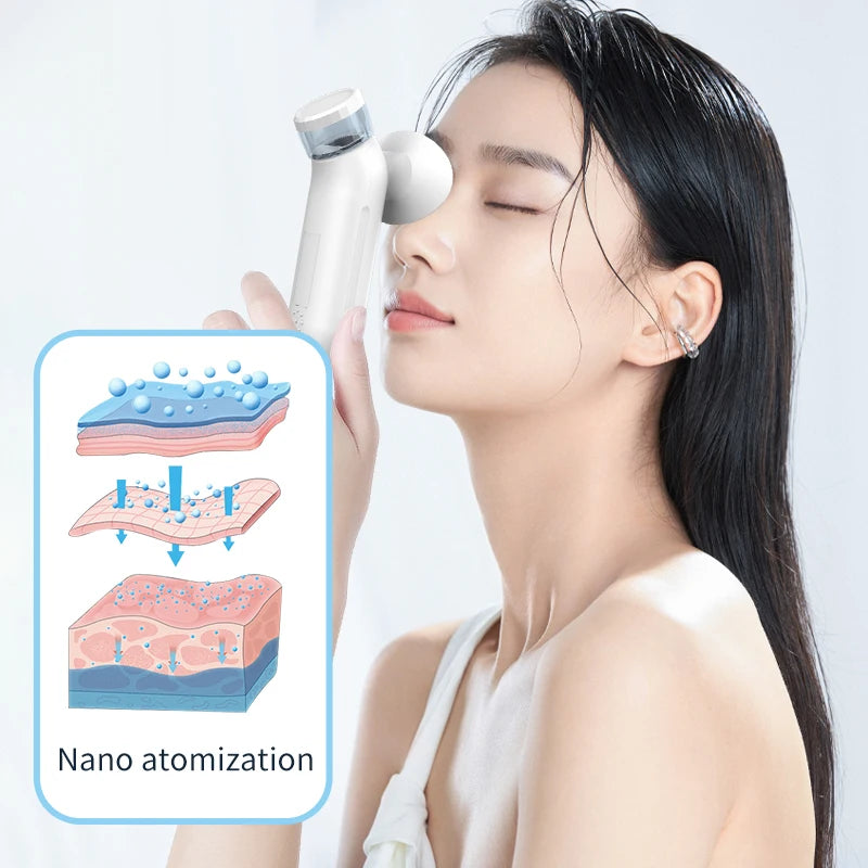 Hot Cold Eye Steam Mist Sprayer Portable Nano Hydrating Eye Device Relieves Eye Fatigue