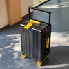Aluminum Frame Rolling Luggage with Wide Handle, 360-Degree Silent Colorful Spinner Wheels and TSA Lock — 20/24/26/28 Inch (35–77 cm) Trolley Suitcase
