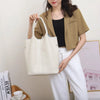 Genuine Cowhide Leather Large Bucket Tote Shoulder Bag for Women – Soft Commuter Handbag, Luxury Designer Style
