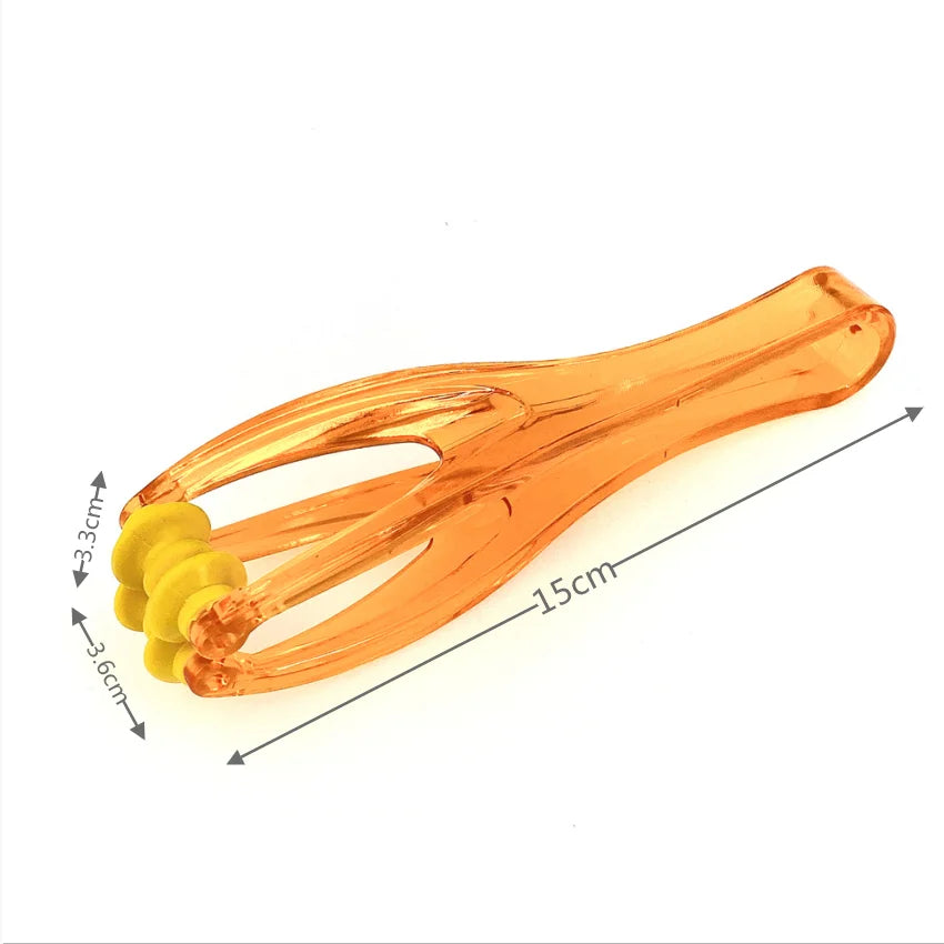 Mini 2-Roller Finger Massager with Elastic Handle for Joint Pain Relief & Improved Blood Circulation