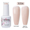 Red Semi-Permanent UV Gel Nail Polish 15ml (0.5 fl oz) Top & Base Hybrid