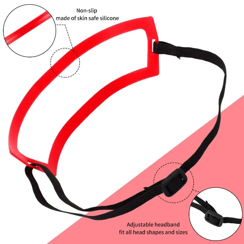 Barber Neckline Hair Guide Template - Salon Neck Hairline Styling Tool for DIY Haircuts