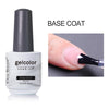 Top & Base 15ml (0.5 fl oz) Gel Nail Polish – Semi-Permanent UV/LED Soak-Off Base Coat and Top Coat, Long-Lasting Manicure