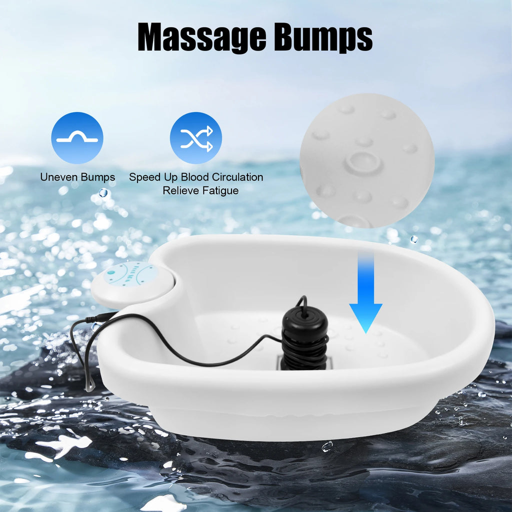 Ionic Foot Bath Detox Machine – 30-Minute Timer, 12V Negative Ion Foot Spa for Home & Salon