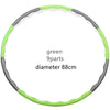 Adjustable Detachable Massage Hula Hoop – 7/8/9-Section Fitness Hoop for Waist Training & Slimming, Portable Lightweight, 26.8"/31.5"/34.6" (68/80/88 cm)