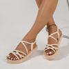 Women's Summer Wedge Sandals Lightweight EVA Platform Elastic Back Strap