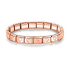 9mm (0.35 in) Italian Elastic Star Heart Butterfly Charm Bracelet - Stainless Steel Bangle for Women