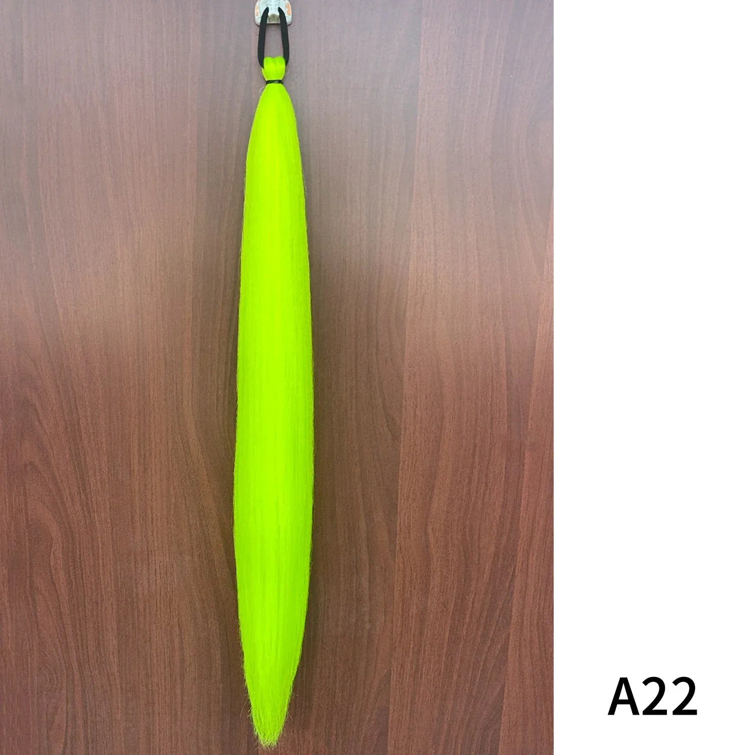 Purple Synthetic Ponytail Extension with Elastic Band – Long Straight Yaki Hairpiece for Braids & DIY Styles