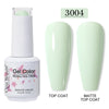 Red Semi-Permanent UV Gel Nail Polish 15ml (0.5 fl oz) Top & Base Hybrid