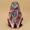 Satin-Feel Square Scarf 90 x 90 cm (35.4 x 35.4 in) – Satin-Look Polyester Hijab, Neckerchief, Shawl & Headscarf for Women
