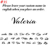 Personalized Cursive Name Necklace for Women – Stainless Steel Letter Pendant Choker, Box Chain (Silver | Gold | Rose Gold)