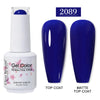 Red Semi-Permanent UV Gel Nail Polish 15ml (0.5 fl oz) Top & Base Hybrid