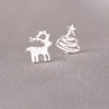 Sterling Silver Post Mini Stud Earrings for Women — Cute Heart, Star, Moon, Daisy & Butterfly Designs