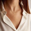 A-Z Initial Letter Pendant Necklace 18K Gold Plated Stainless Steel Box Chain for Women