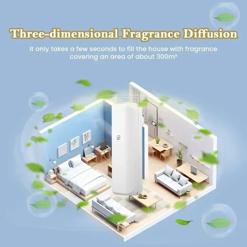 NAMSTE Plug-In Wall Fragrance Diffuser Waterless Smart Aroma Diffuser with Bluetooth 100ml Socket Mount for Home