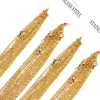 10-Pack Stainless Steel Rolo O-Chain Necklaces 1mm & 2mm | 45–60 cm (17.7–23.6 in) Gold Silver Rose Black | DIY Pendant Chains Wholesale