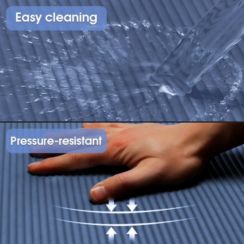 Thick Yoga Knee Pad Cushion 60 x 25 x 1.5 cm (23.6 x 9.8 x 0.6 in) Anti-Skid NBR/EVA Foam Exercise Mat for Yoga Pilates Gymnastics