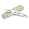 10-Pack Curved Wooden Nail Files – Double-Sided 100/180 and 180/240 Grit Emery Boards for Manicure and Pedicure