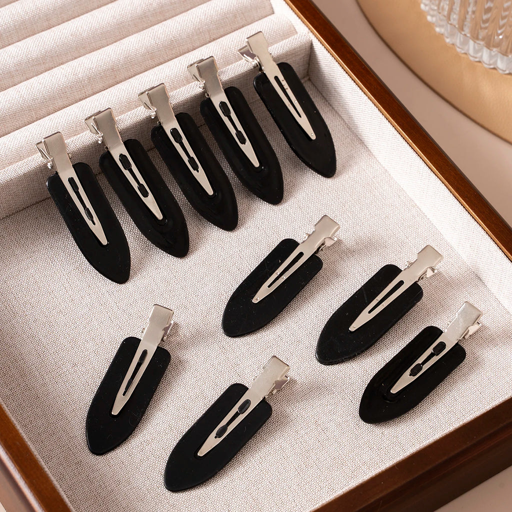 10-Pack No-Crease Hair Clips for Women and Girls, No-Bend Makeup Hairpins Barrettes - Fashion Hair Accessories