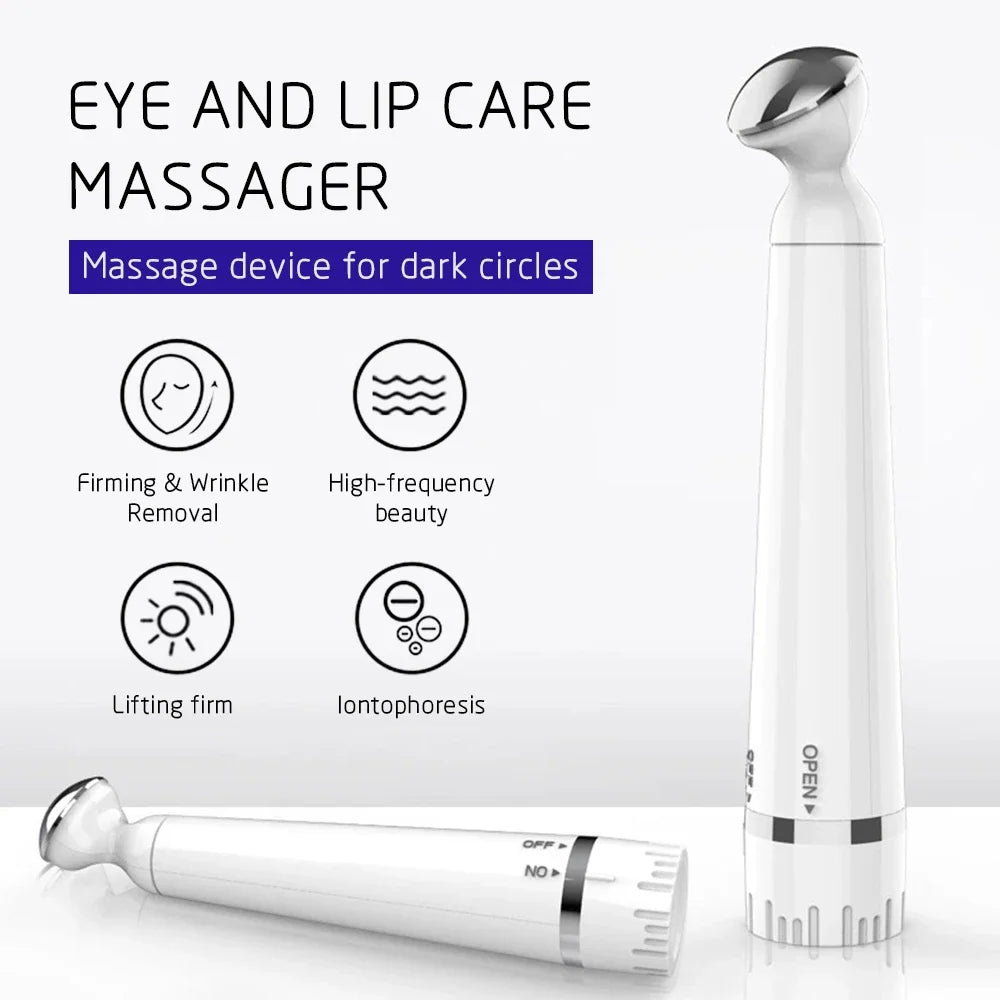 Mini Electric Vibration Eye Massager Anti-Aging Dark Circle & Wrinkle Removal Pen