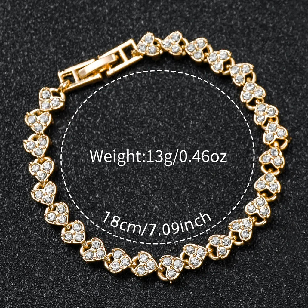 Women's Gold Stainless Steel Quartz Watch 38mm with Diamond Accent Bracelet