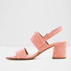 LOSLANDIFEN Women's Open Toe Ankle Strap Chunky Heel Sandals - 5.5 cm (2.17 in) Heel